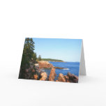 Acadia Rocky Beach near Thunder Hole Card