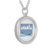 Acadia Silver Plated Necklace (Front Left)