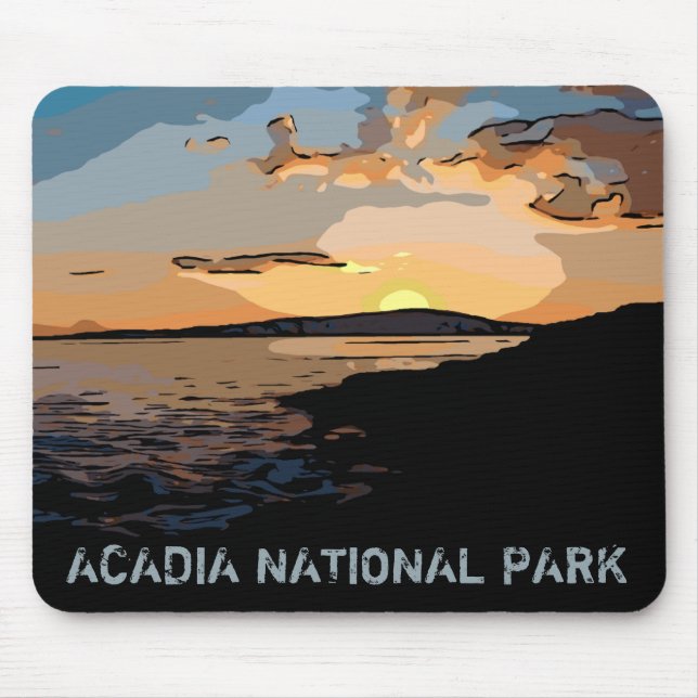 ACADIA SUNSET MOUSE PAD (Front)