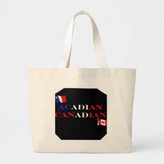 Acadian Canadian Large Tote Bag