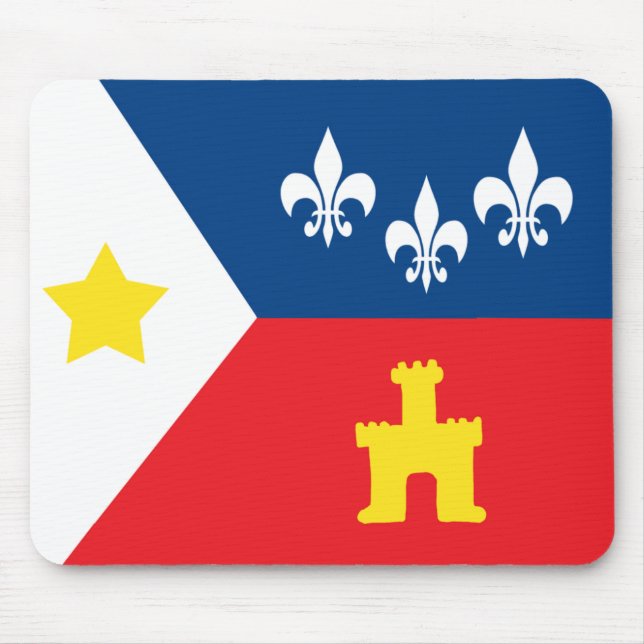 Acadiana Cajun Flag Mouse Pad (Front)