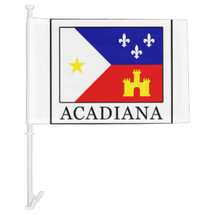 Acadiana Car Flag