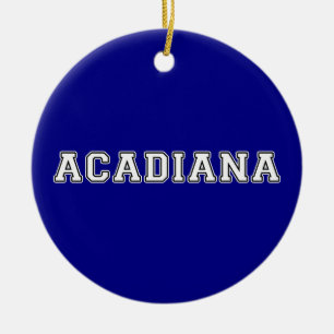 Acadiana Ceramic Ornament