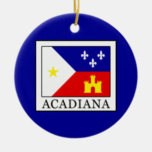 Acadiana Ceramic Ornament