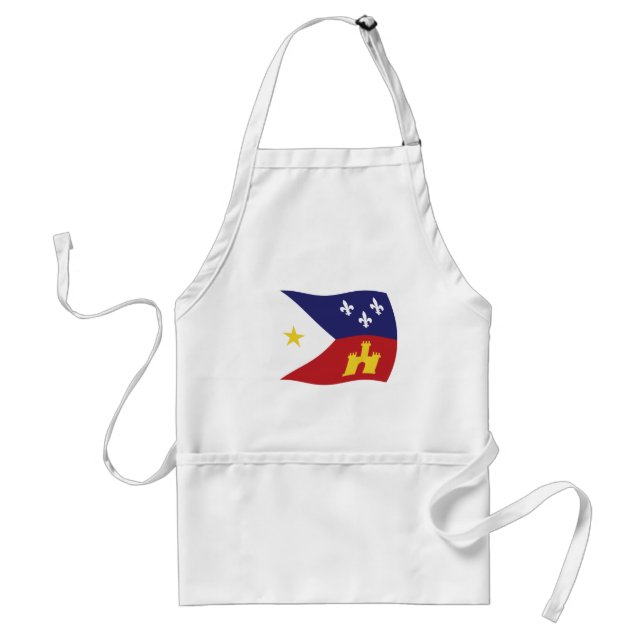 Acadiana Flag Apron (Front)