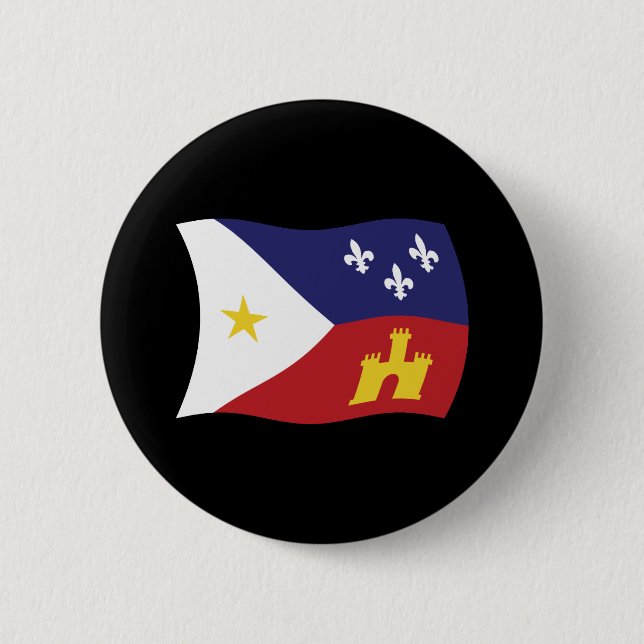 Acadiana Flag Button (Front)
