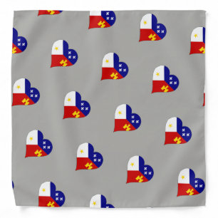 Acadiana Flag Cajun Pride South Louisiana Bandana