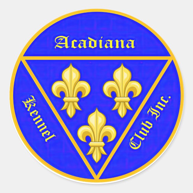 Acadiana Kennel Club Stickers (Front)