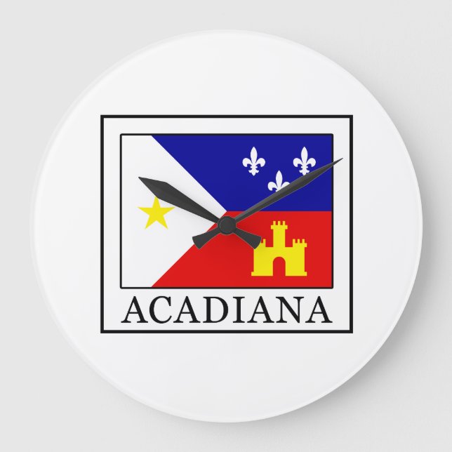 Acadiana Large Clock (Front)