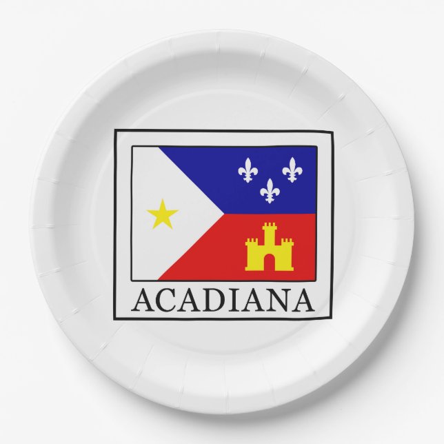 Acadiana Paper Plates (Front)