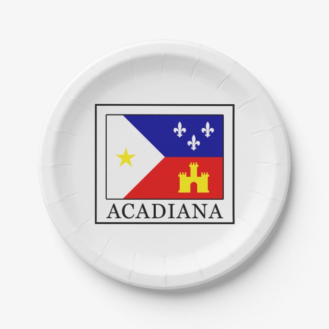 Acadiana Paper Plates (Front)