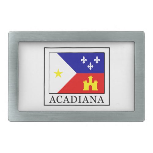 Acadiana Rectangular Belt Buckle