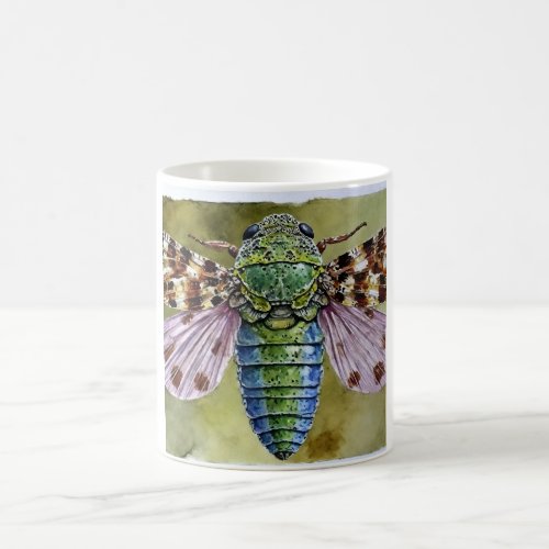 Acanthometropus Insect Dorsal View 080724IREF125 _ Coffee Mug