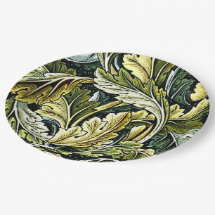 Acanthus, a William Morris pattern, Paper Plates