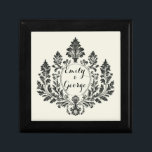 Acanthus & Antiquity, wedding design, Gift Box<br><div class="desc">Wedding design collection that blends timeless elegance with intricate detailing. Featuring ornate motifs, gold and black filigree, and lush acanthus leaves, this collection creates a luxurious atmosphere. Crafted on a refined Pantone 'Cannoli Cream' backdrop, each piece radiates sophistication and vintage charm. Perfect for couples seeking opulence and classic beauty in...</div>