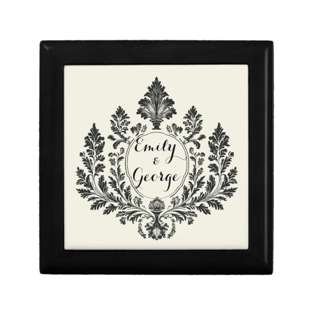 Acanthus & Antiquity, wedding design, Gift Box (Front)