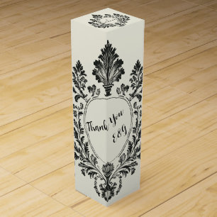 Acanthus & Antiquity, Wedding Favor Box Champagne