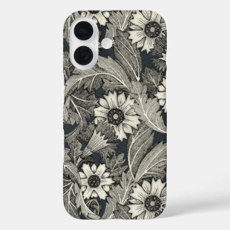 acanthus black gunmetal iPhone 16 case