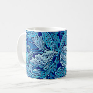 Acanthus Blue, William Morris Coffee Mug