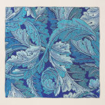 Acanthus Blue, William Morris Scarf<br><div class="desc">William Morris (24 March 1834 – 3 October 1896) was a British textile designer, poet, novelist, translator, and socialist activist associated with the British Arts and Crafts Movement. He was a major contributor to the revival of traditional British textile arts and methods of production. His literary contributions helped to establish...</div>