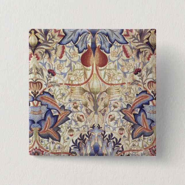 Acanthus (by William Morris) Button (Front)