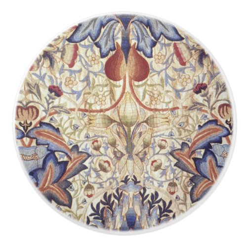 Acanthus by William Morris Ceramic Knob