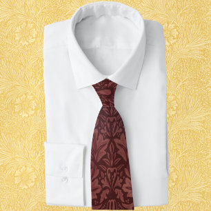 Acanthus by William Morris, Vintage Floral Textile Tie