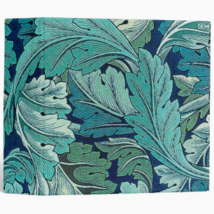 Acanthus Green, William Morris 3 Ring Binder