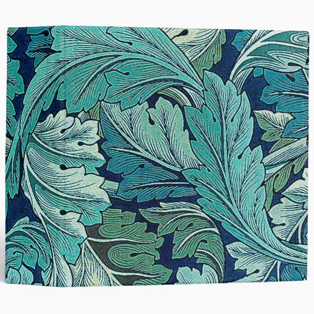 Acanthus Green, William Morris 3 Ring Binder (Front/Spine)