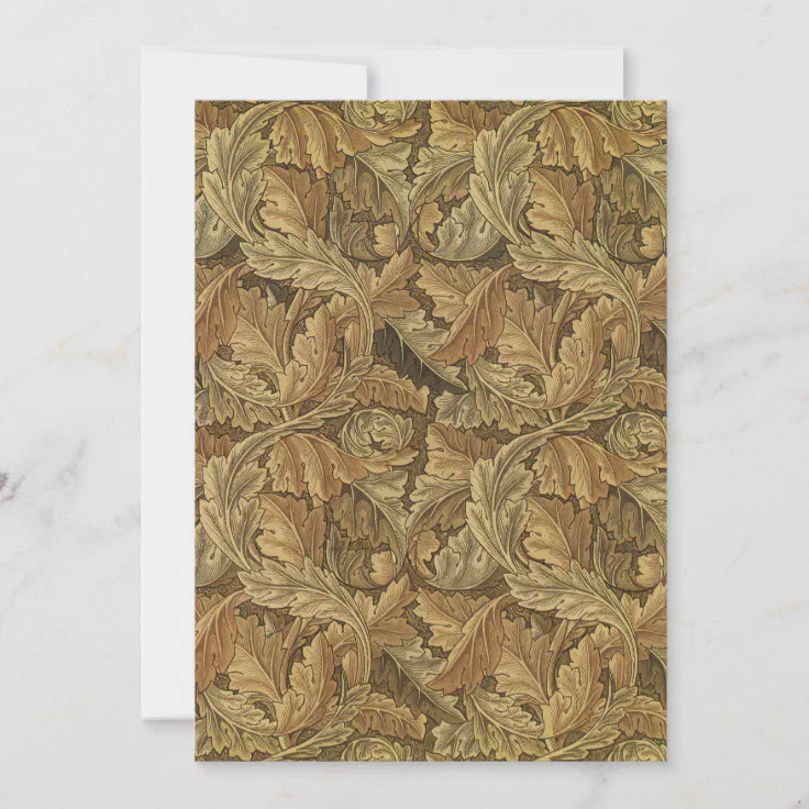 Acanthus Leaves by William Morris, Antique Textile | Zazzle