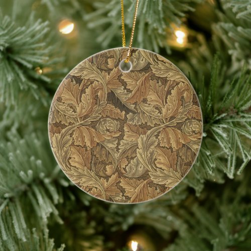 Acanthus Leaves by William Morris Antique Textile Ceramic Ornament