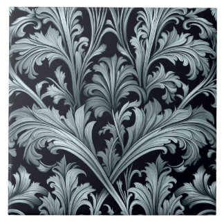 Acanthus Leaves Ceramic Tile