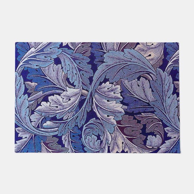 Acanthus Purple Doormat (Front)
