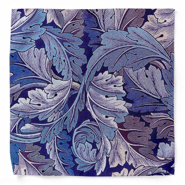 Acanthus Purple, William Morris Bandana (Front)