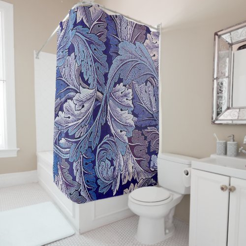 Acanthus Purple William Morris Shower Curtain