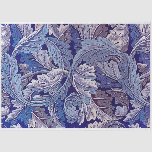 Acanthus Purple, William Morris Tissue Paper (Front)