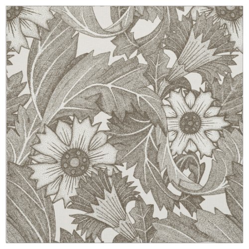 acanthus tea strong white fabric