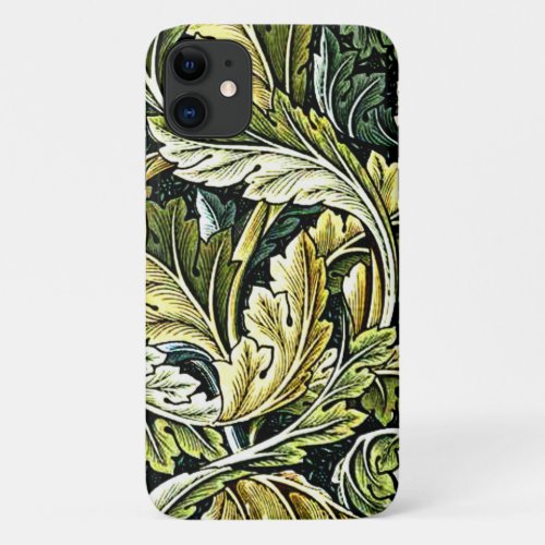 Acanthus, vintage William Morris pattern,  iPhone 11 Case
