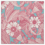acanthus viva magenta turquoise fabric