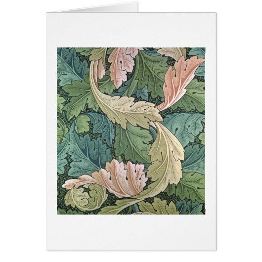 'Acanthus' wallpaper design, 1875 Cards (Front)
