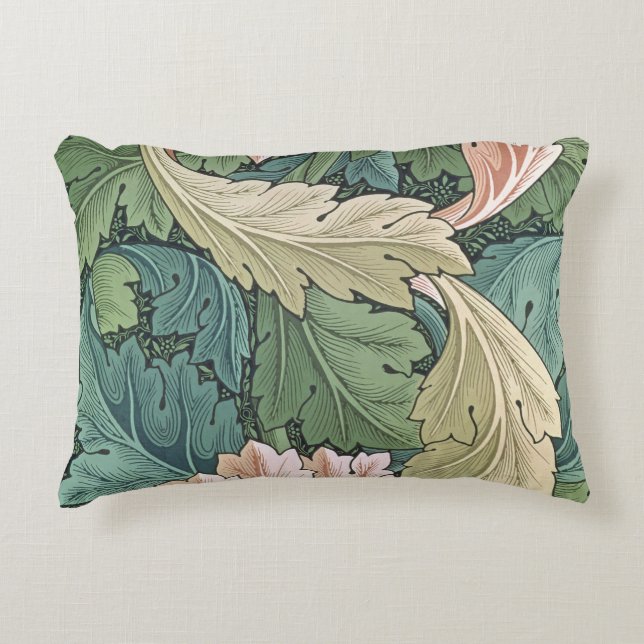 'Acanthus' wallpaper design, 1875 Decorative Pillow (Front)