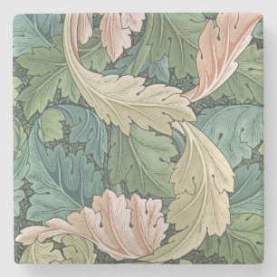 'Acanthus' wallpaper design, 1875 Stone Coaster