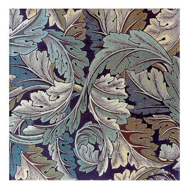 Acanthus, William Morris Acrylic Print (Front)