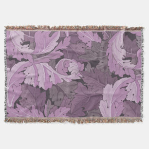 Acanthus, William Morris Throw Blanket