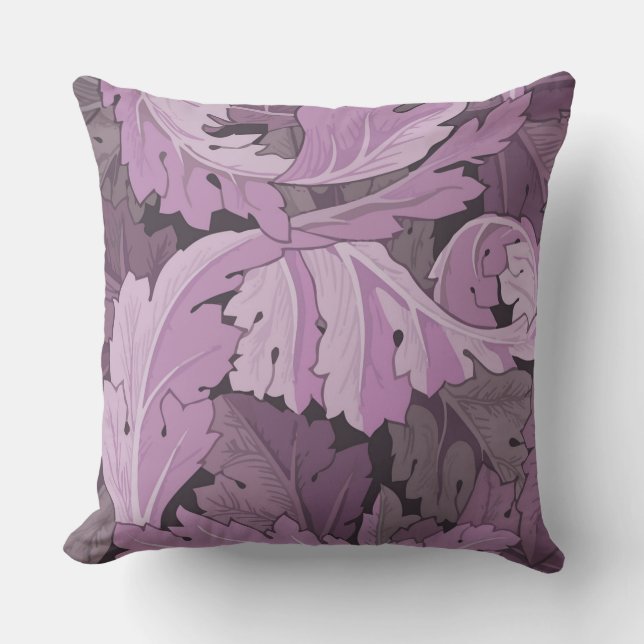 Acanthus, William Morris Throw Pillow (Front)