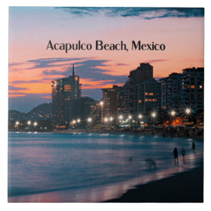 Acapulco Beach, Mexico Ceramic Tile