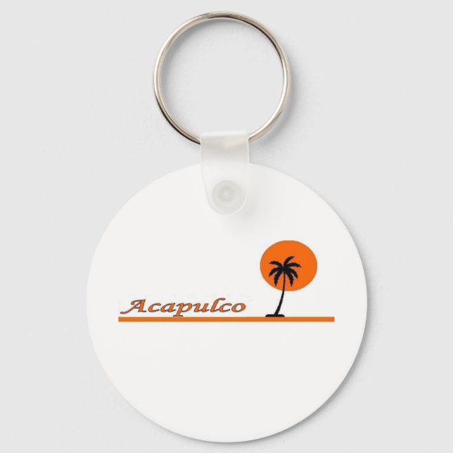 Acapulco, Mexico Keychain (Front)