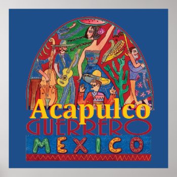 Acapulco Mexico Poster Print by samappleby at Zazzle