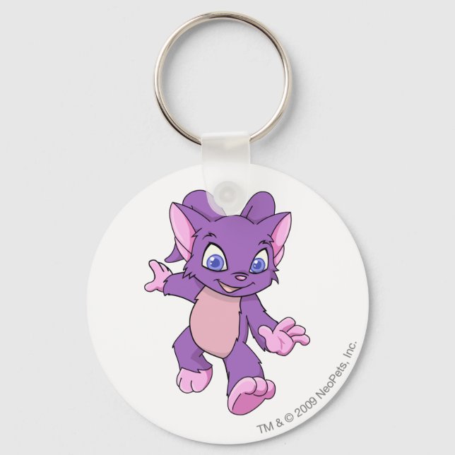 Acara Purple Keychain (Front)