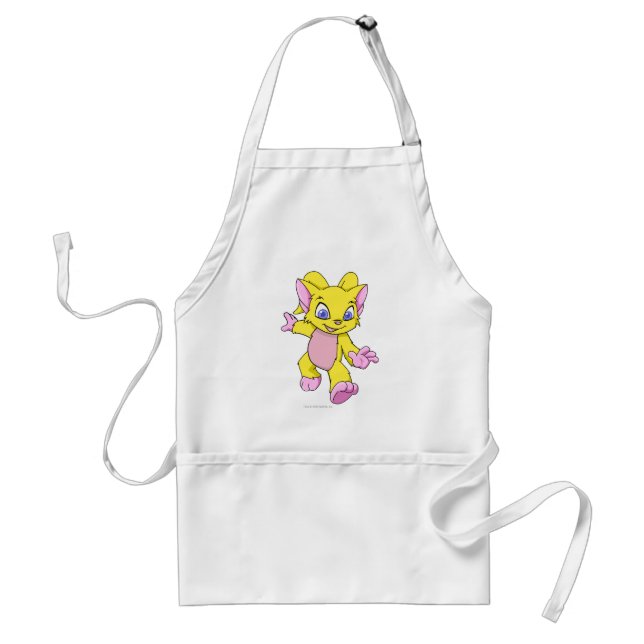 Acara Yellow Adult Apron (Front)